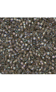 Miyuki delica Beads 11/0 - Sparkling beige lined grey ab DB-1773